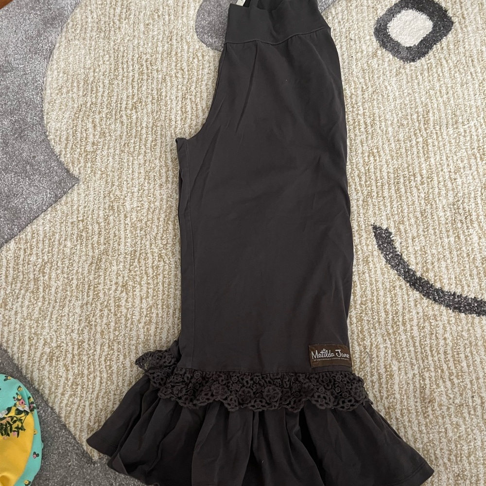 Matilda Jane Ruffles size Large - dark grey in color
